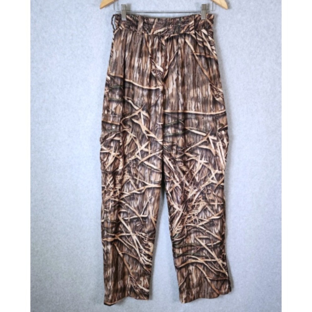 Gamehide Hush‎ Hide Mossy Oak Shadow Grass Camo Pants Size Medium Vented